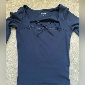 Hollister Blue Ribbon Top